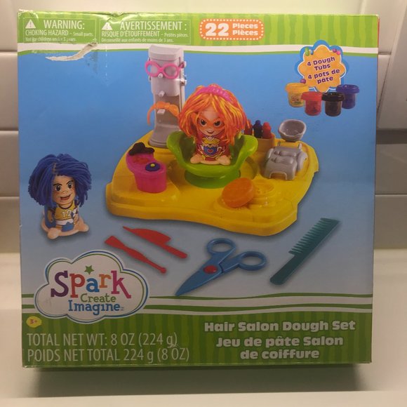 🧿 2 for $25 🧿 Spark Create Imagine Hair Salon Dough Set - Picture 2 of 4